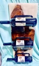 3 bottle epoxy wine rack